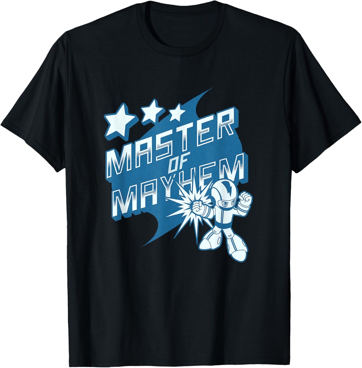 Gamer Master of Mayhem Casual Comfortable and Funny T-Shirt - T-Shirt | Black