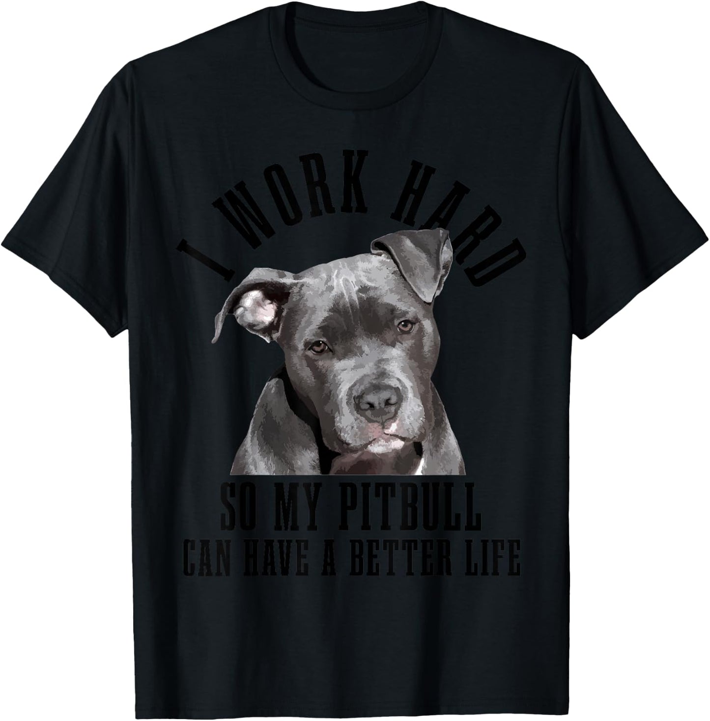 Pitbull Mama Dog Dad Funny Pitbull T-Shirt - T-Shirt | Black