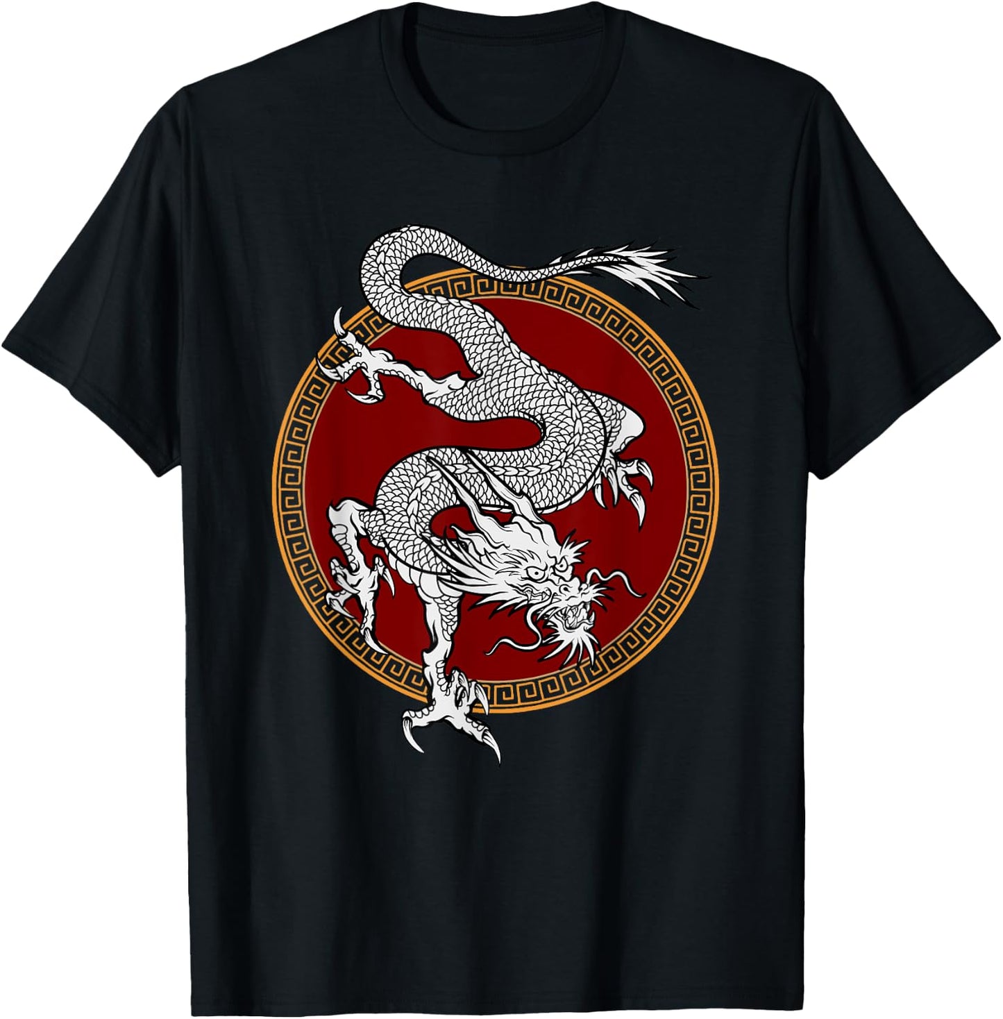 Yin Yan Chinese New Year 2024 Year of The Dragon 2024 T-Shirt - T-Shirt | Black