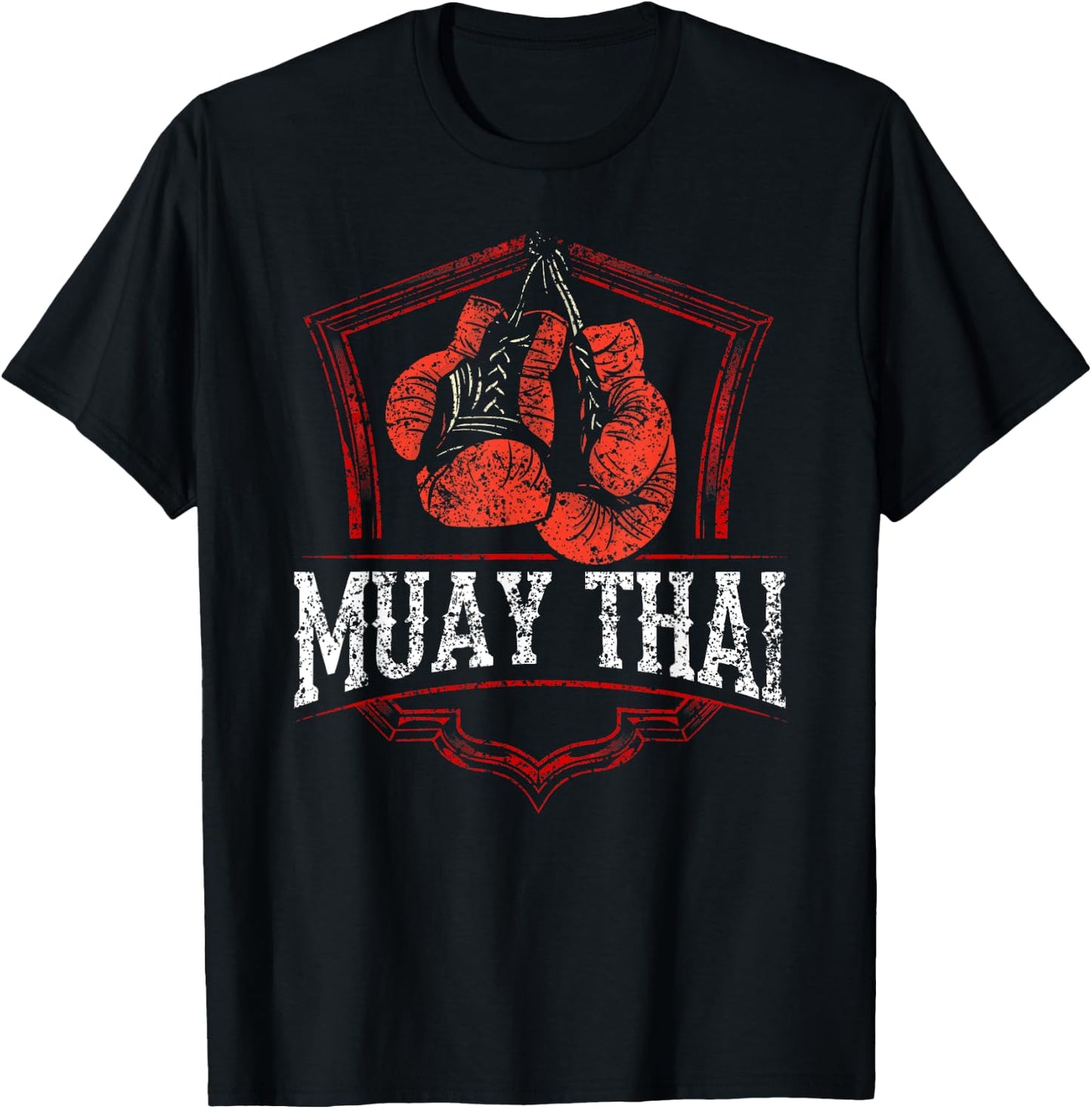 Muay Thai Martial Arts Fighter Boxing Hobby T-Shirt - T-Shirt | Black