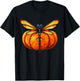 Vintage Dragonfly Pumpkin Lazy Halloween Party Costume Kids T-Shirt - T-Shirt | Black