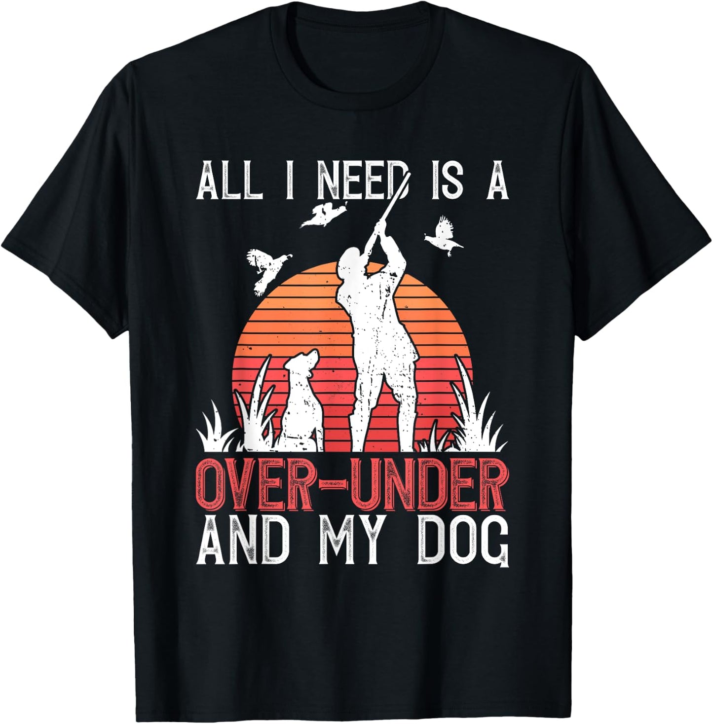 Quail Hunter And Upland Game Hunting Dog Owner Men Women T-Shirt - T-Shirt | Black