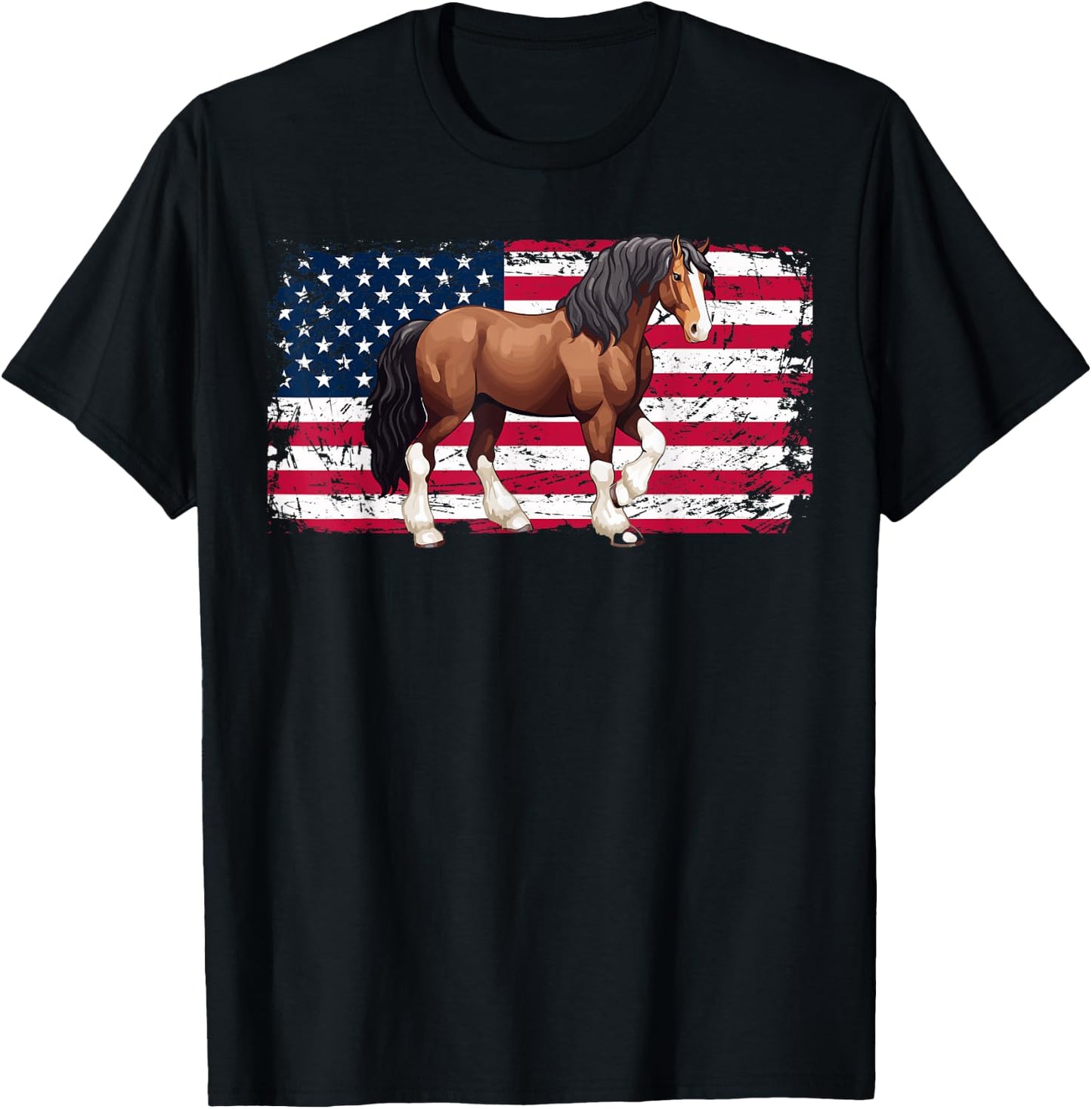 Clydesdale Horse Owner Horse Lover Horseback Riding T-Shirt - T-Shirt | Black