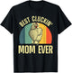 Best Chicken Mom Girls Cluckin Farm Chicken Lovers T-Shirt - T-Shirt | Black