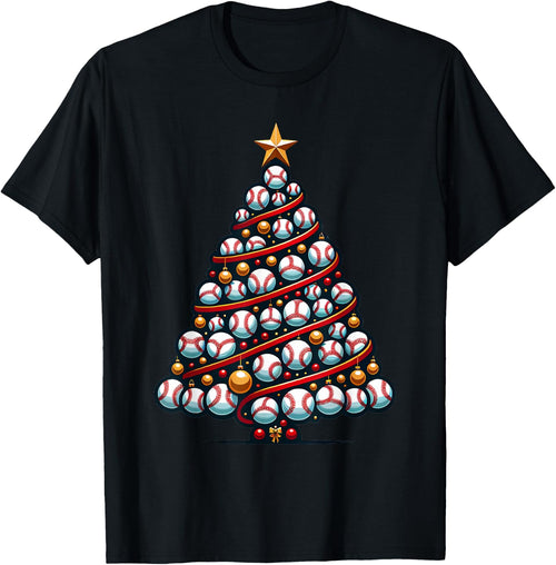 Baseball Christmas Tree For Sports Lovers Player