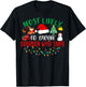 Most Likely To Drink Bourbon With Santa Matching Christmas T-Shirt - T-Shirt | Black