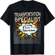 Transportation Specialist - Funny Hero Job T-Shirt - T-Shirt | Black