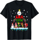 CNA Crew Xmas Dabbing Reindeer Santa Elf Proud Nurse Nursing T-Shirt - T-Shirt | Black