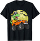 Kids Boys Halloween Monster Truck T-Rex Pirate Dinosaur Toddler T-Shirt - T-Shirt | Black