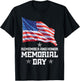 Memorial Day America Flag Remember Honor Men Women Kids Teen T-Shirt - T-Shirt | Black