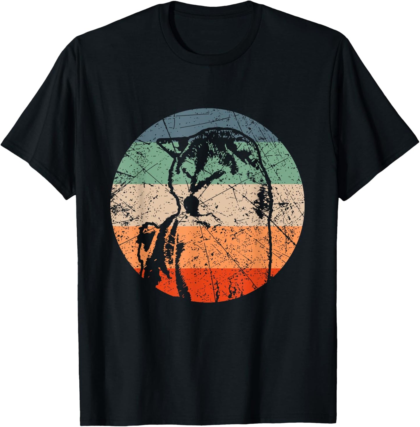 Retro Dog Silhouette - Vintage Shiba Inu Women T-Shirt - T-Shirt | Black