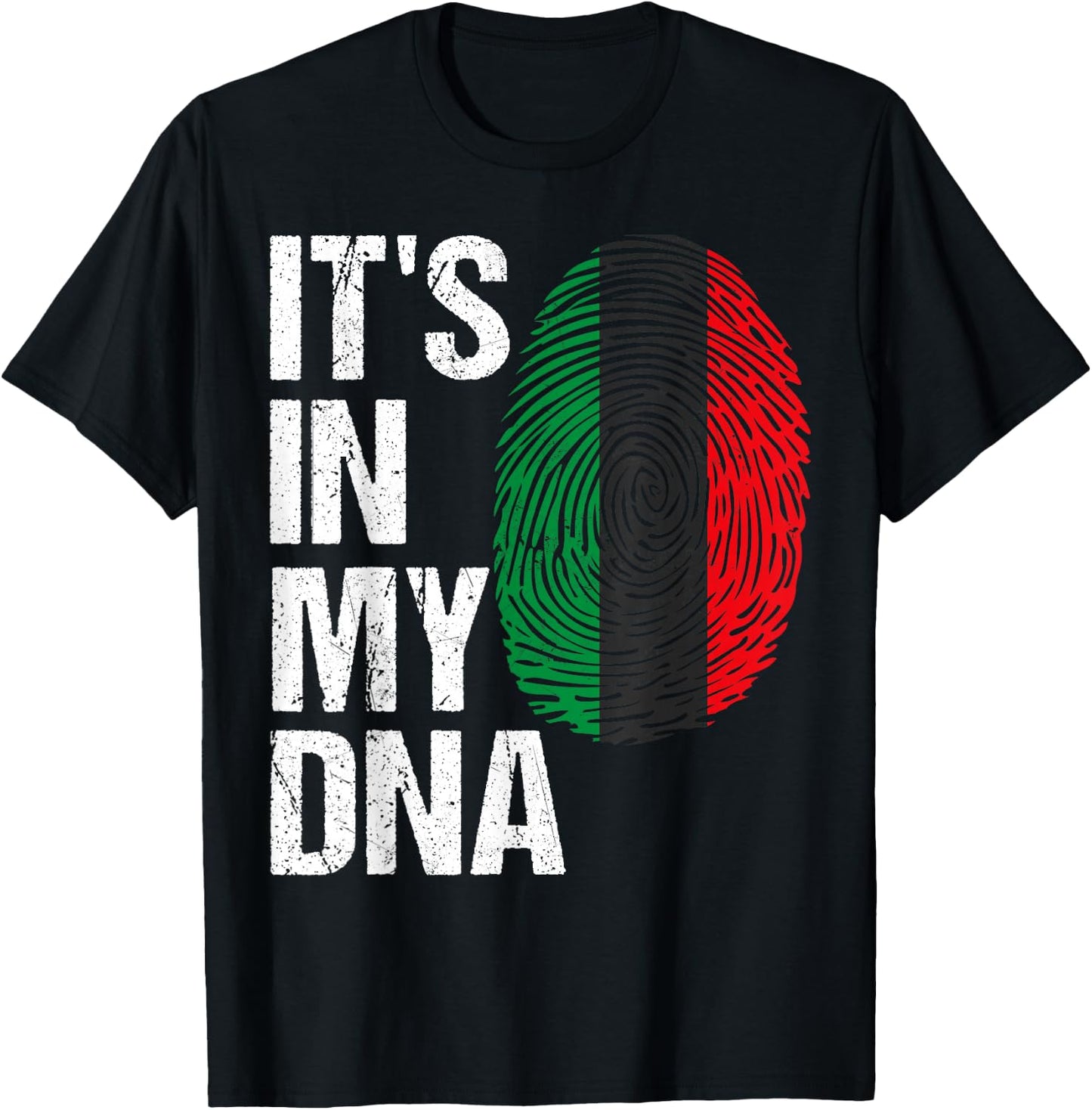 It's My DNA Pride African American Flag Black Liberation T-Shirt - T-Shirt | Black