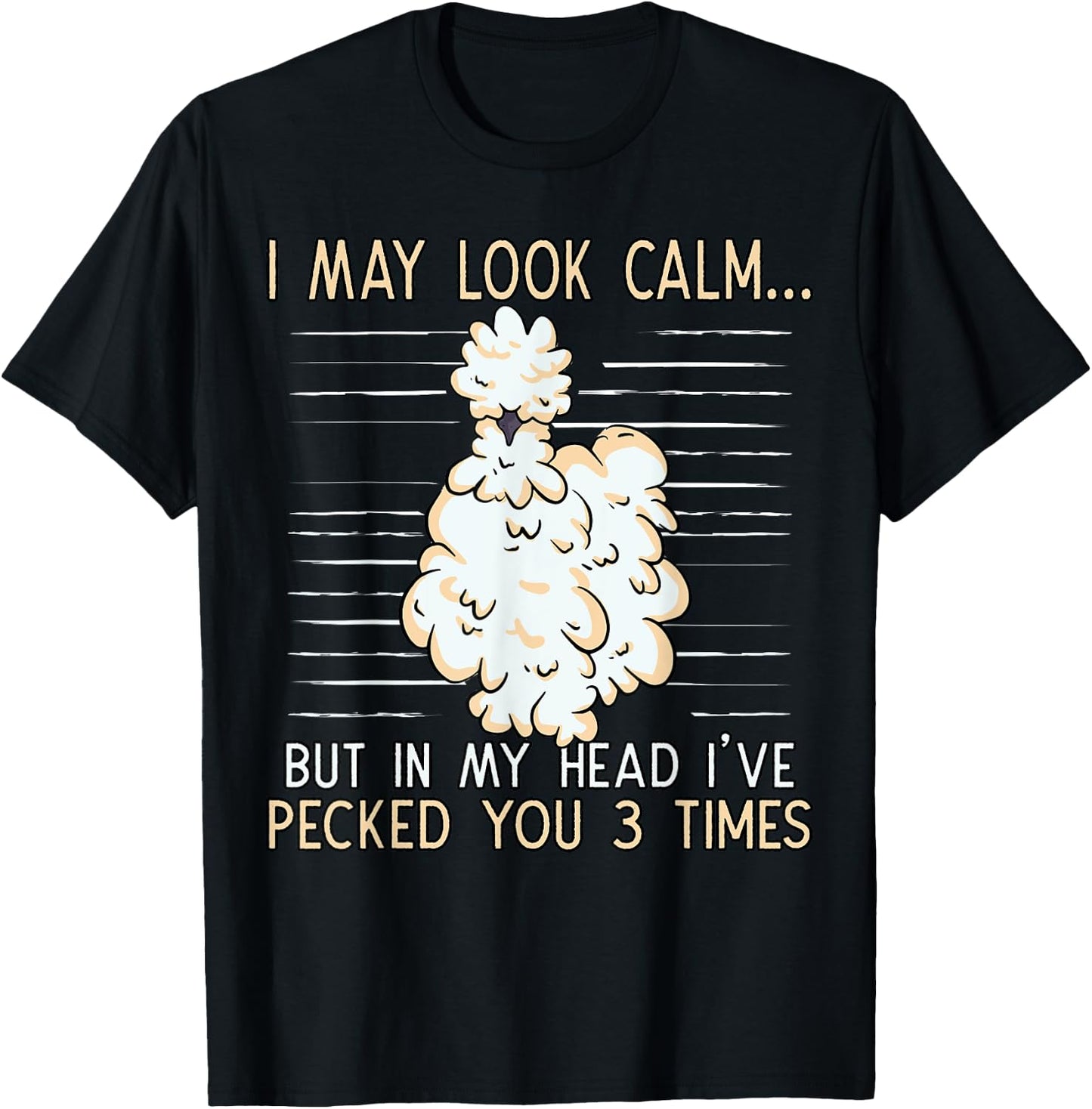 Silkie Chicken Farming Farmer Crazy Chinese Silky Chicken T-Shirt - T-Shirt | Black