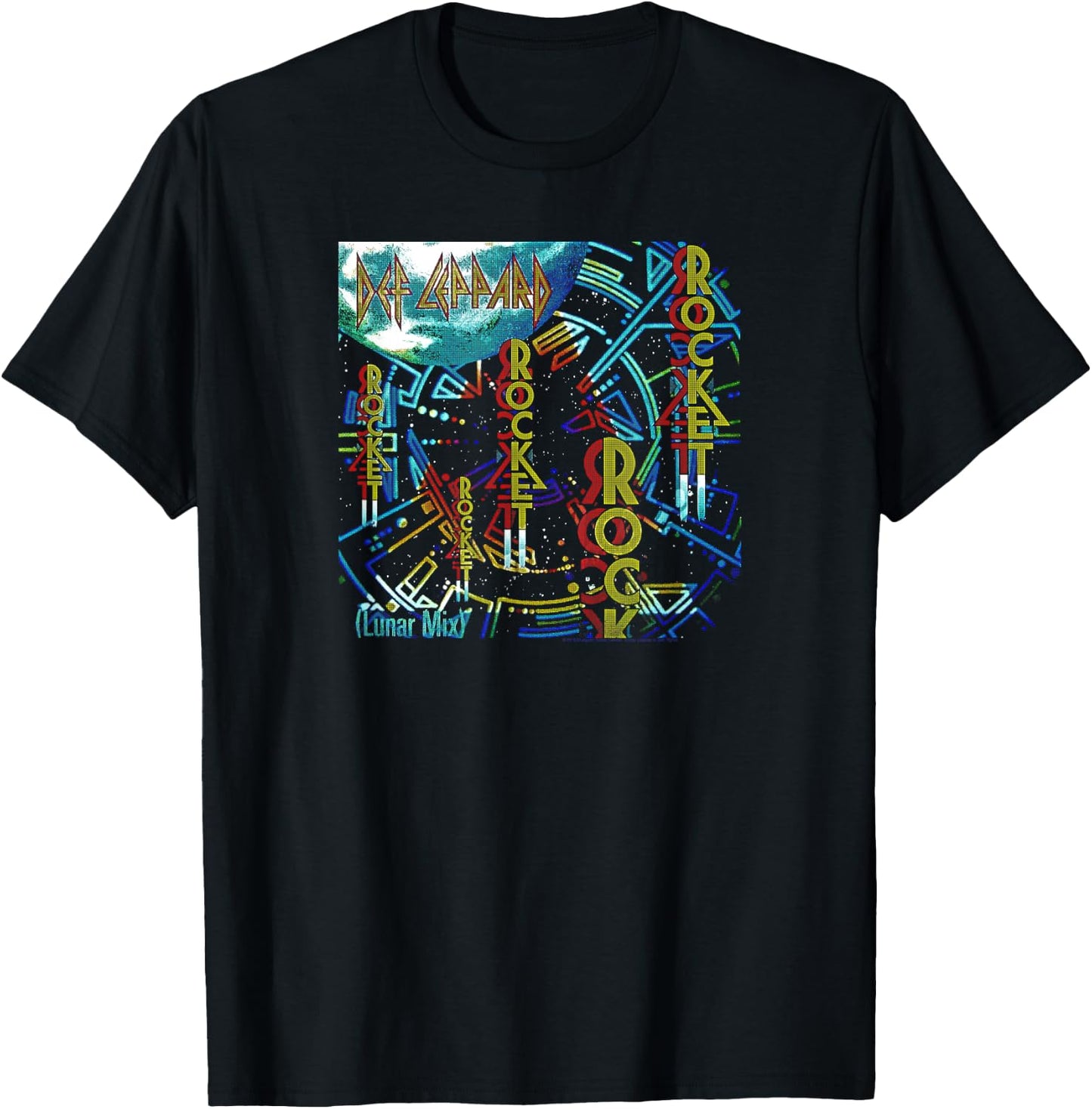 Def Leppard - Rocket T-Shirt - T-Shirt | Black