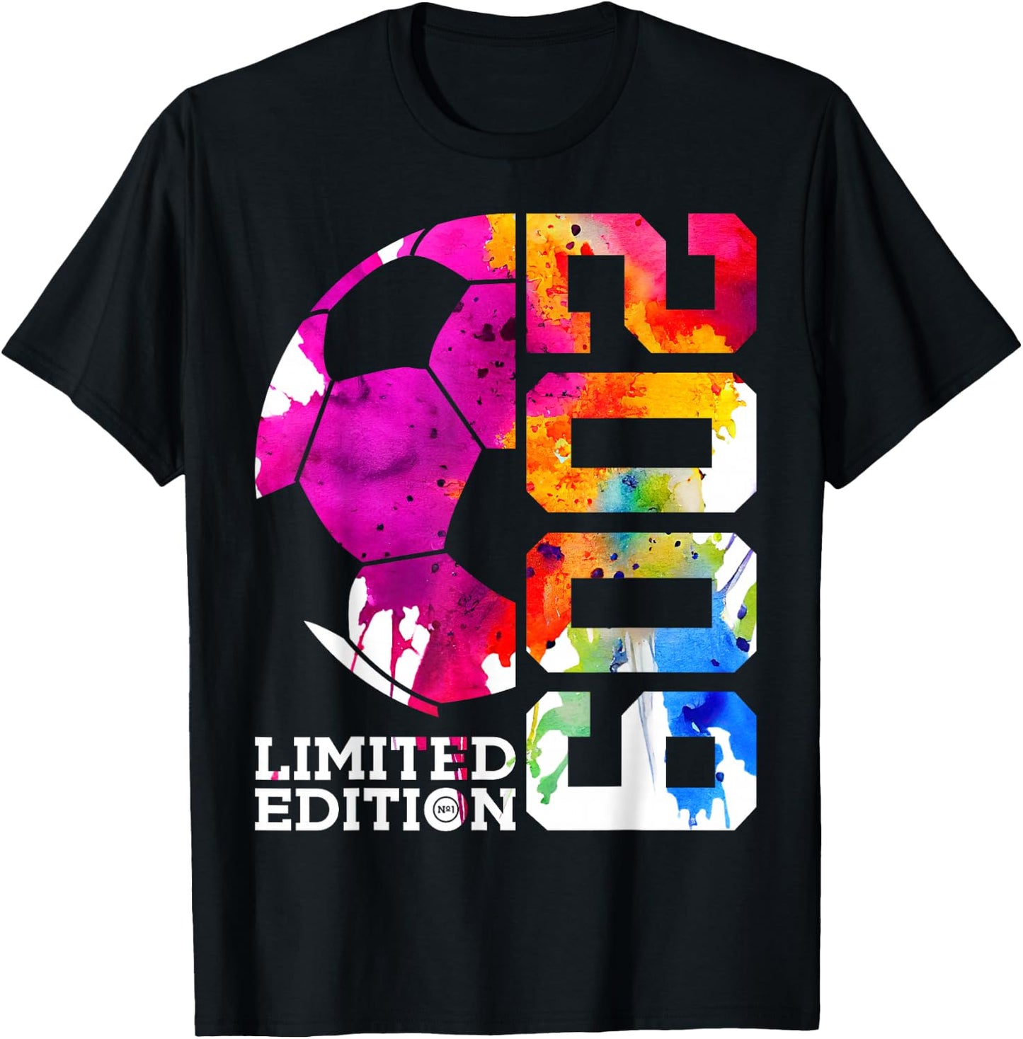 17th BIRTHDAY SOCCER LIMITED EDITION 2009 T-Shirt - T-Shirt | Black