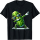 Dabbing Pickle Cucumber Funny Pickle T-Shirt - T-Shirt | Black