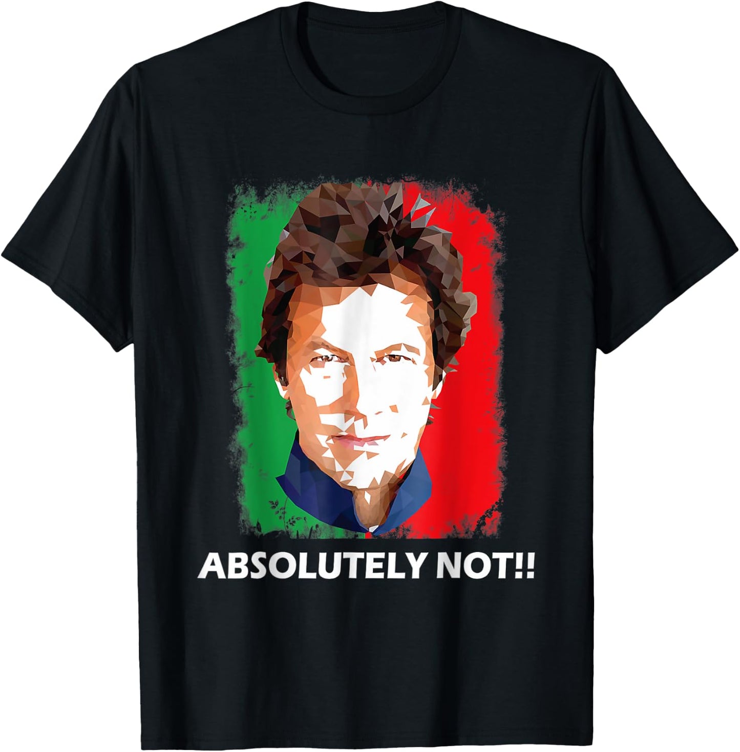 Imran Khan Absolutely Not PTI Pakistan Prime Minister T-Shirt - T-Shirt | Black