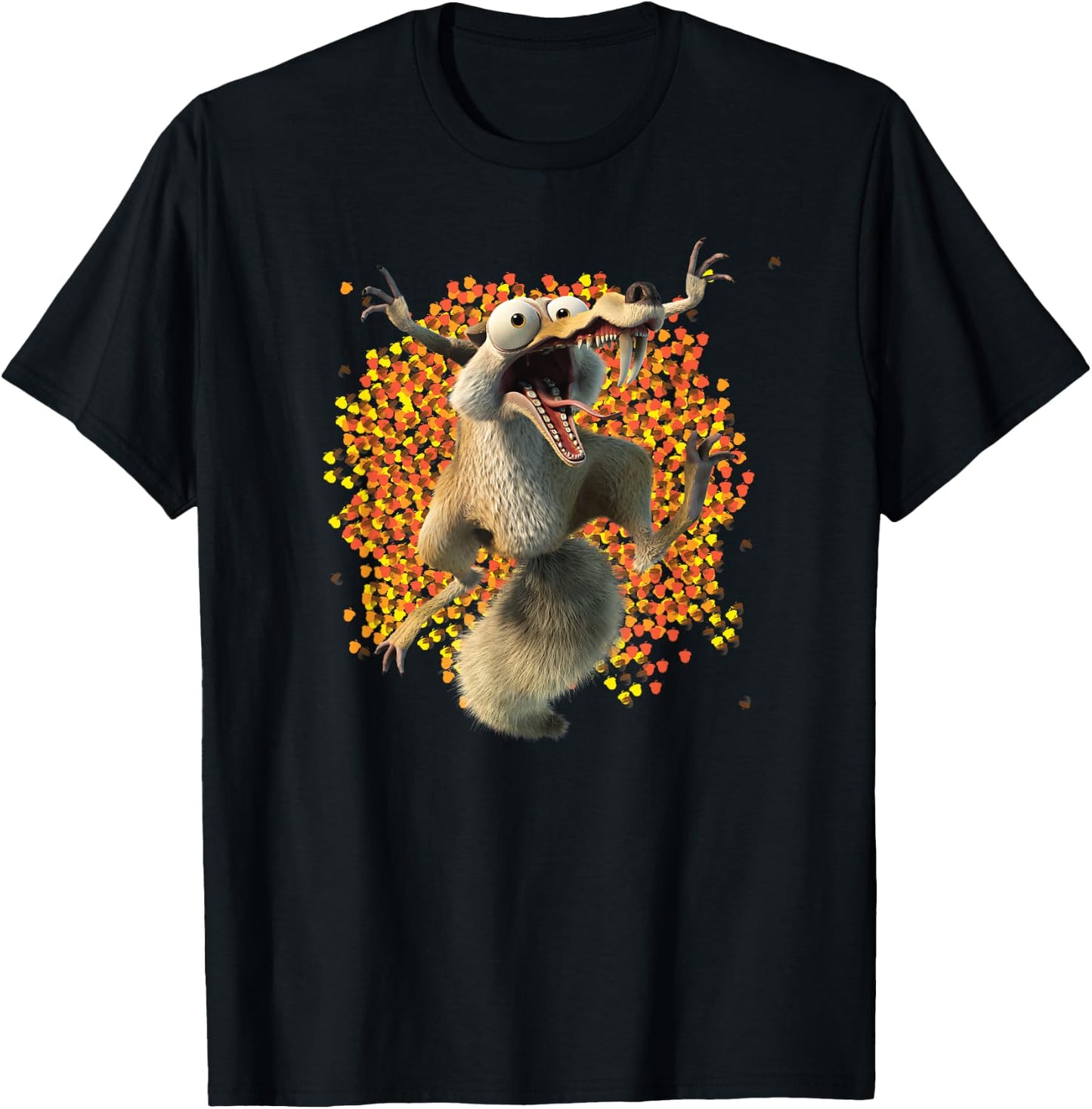 20th Century Fox Ice Age Scrat Acorn Avalanche T-Shirt - T-Shirt | Black