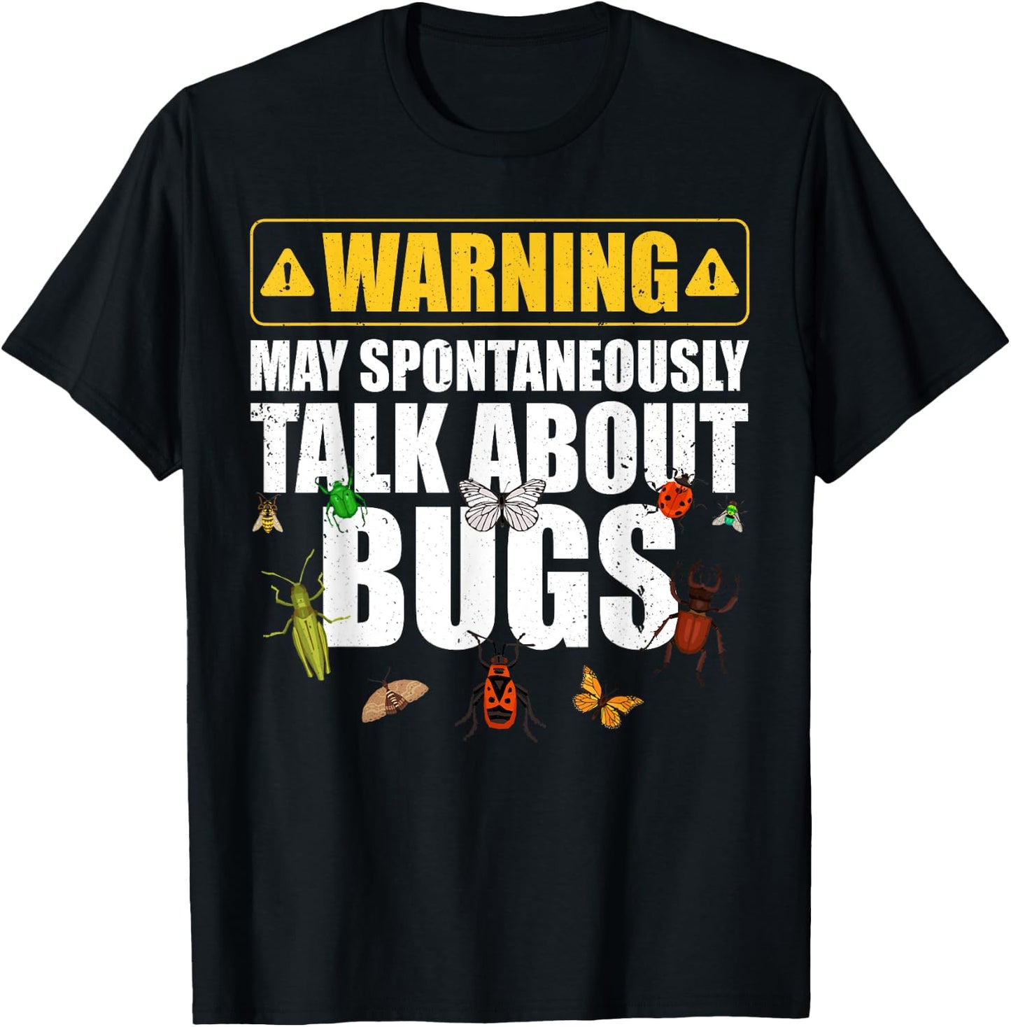 Cool Bug Women Insect Lady Bug Lover Moth Entomology T-Shirt - T-Shirt | Black
