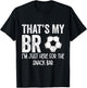 That's My Bro I'm Just Here for Snack Bar brother's Soccer T-Shirt - T-Shirt | Black