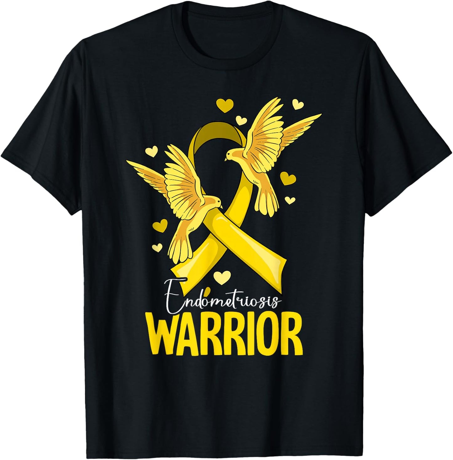 Warrior Endometriosis Awareness T-Shirt - T-Shirt | Black
