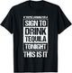 Mis Amigos Funny Salt Lime & Tacos Tequila T-Shirt - T-Shirt | Black