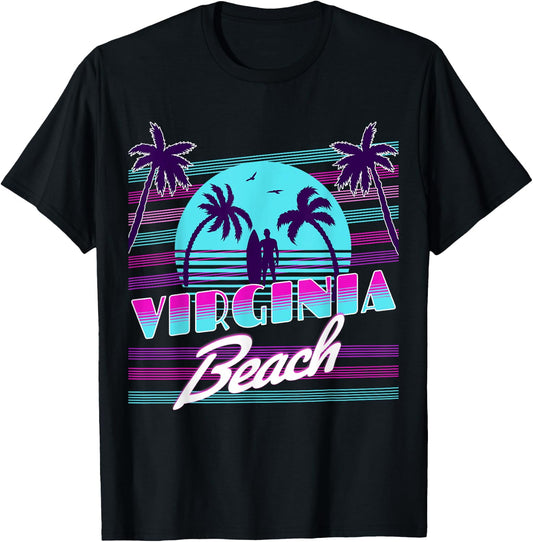 Virginia Beach Women Kids T-Shirt - T-Shirt | Black