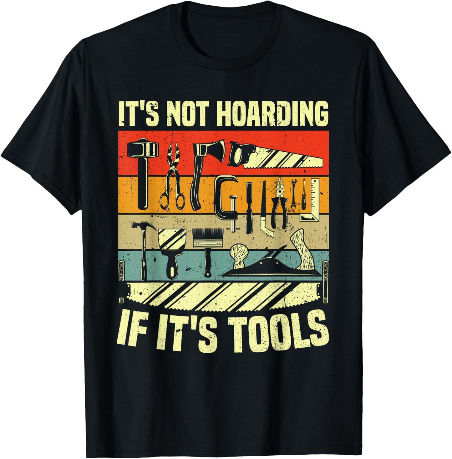 Funny Woodworker Art Carpenter Wood Working Tools T-Shirt - T-Shirt | Black