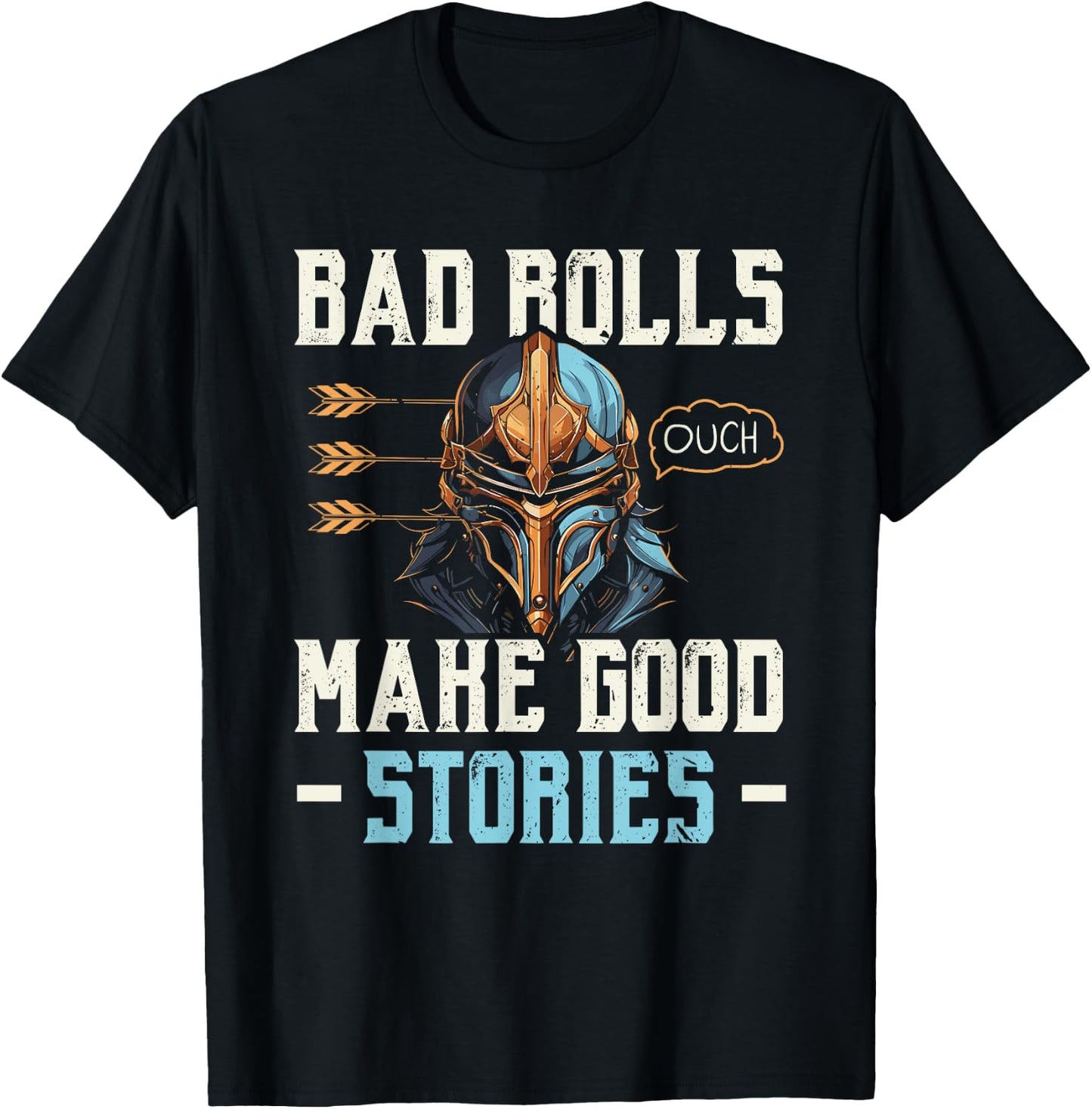 RPG Gaming Role Playing D20 Tabletop Games Funny RPG Gamer T-Shirt - T-Shirt | Black