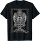 Sacred Geometry Esoteric Spiritual Psychedelic Flower Occult T-Shirt - T-Shirt | Black