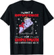 I Want A Hippopotenuse For Christmath Math Teacher Christmas T-Shirt - T-Shirt | Black