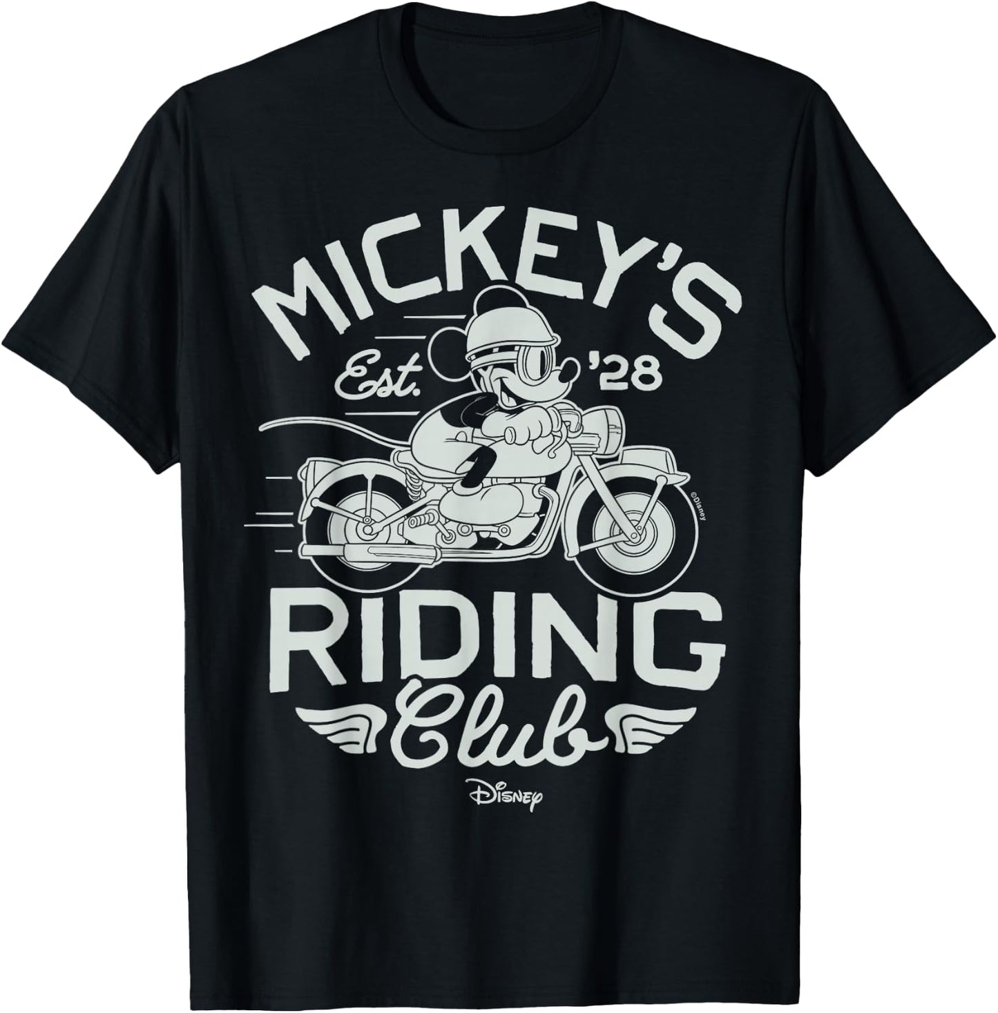 Disney - Mickey's Riding Club T-Shirt - T-Shirt | Black