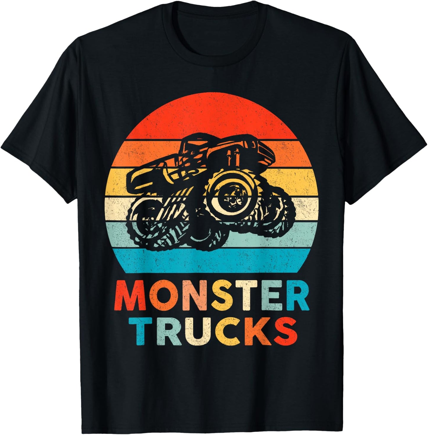 Monster Truck for Toddlers Youth & Adults T-Shirt - T-Shirt | Black