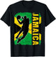 Jamaican Basketball Player Jamaica Flag Basketball Fans T-Shirt - T-Shirt | Black