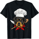 Restaurant Rottweiler Chef Cook Cooking Lover Pet Dog Lovers T-Shirt - T-Shirt | Black