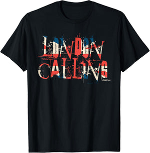Vintage Retro London Calling T-Shirt - T-Shirt | Black