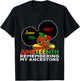 Little Miss Juneteenth Remembering My Ancestors Black Girl T-Shirt - T-Shirt | Black