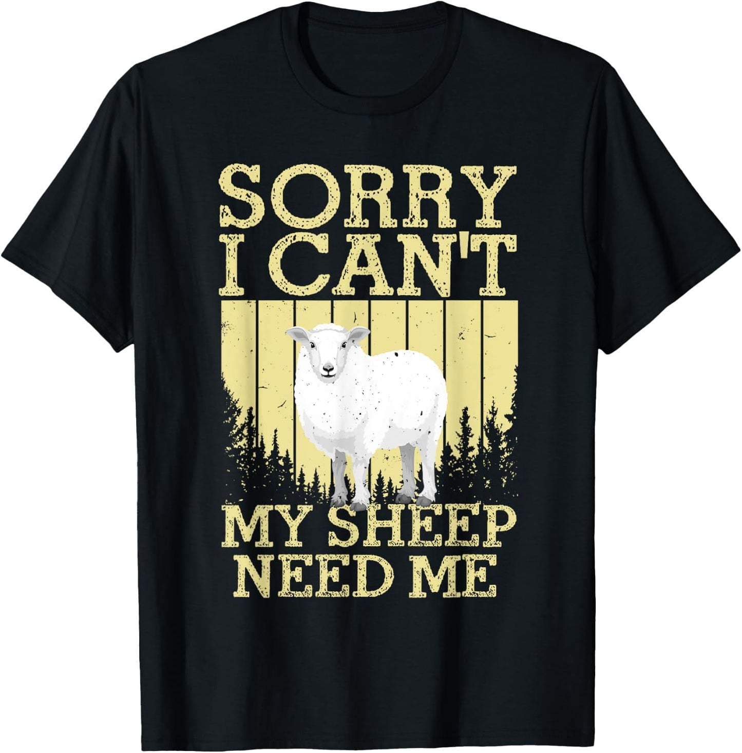 Cool Sheep Women Sheep Lovers Lamb Livestock Farmers T-Shirt - T-Shirt | Black