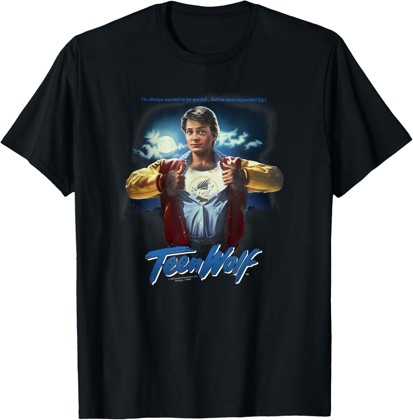 Teen Wolf Poster T-Shirt - T-Shirt | Black