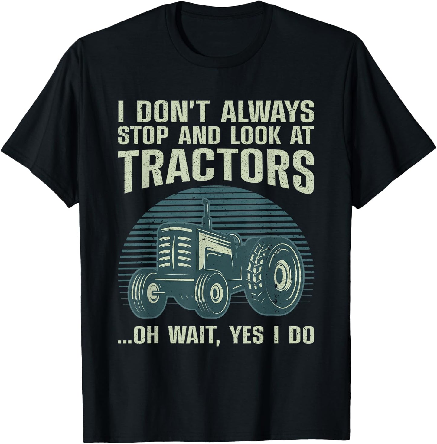 Cool Tractor Art Women Kids Farmer Farmtruck Farming T-Shirt - T-Shirt | Black