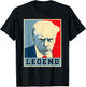 Donald Trump Mug Shot 2024 President Legend Never Surrender T-Shirt - T-Shirt | Black
