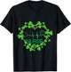 Heart Shamrock Nurse St Patrick's Day Nursing T-Shirt - T-Shirt | Black