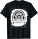 Rare Disease Awareness Bleached Rainbow Zebra Ribbon Men T-Shirt - T-Shirt | Black