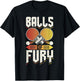 Fury Table Tennis Balls T-Shirt - T-Shirt | Black