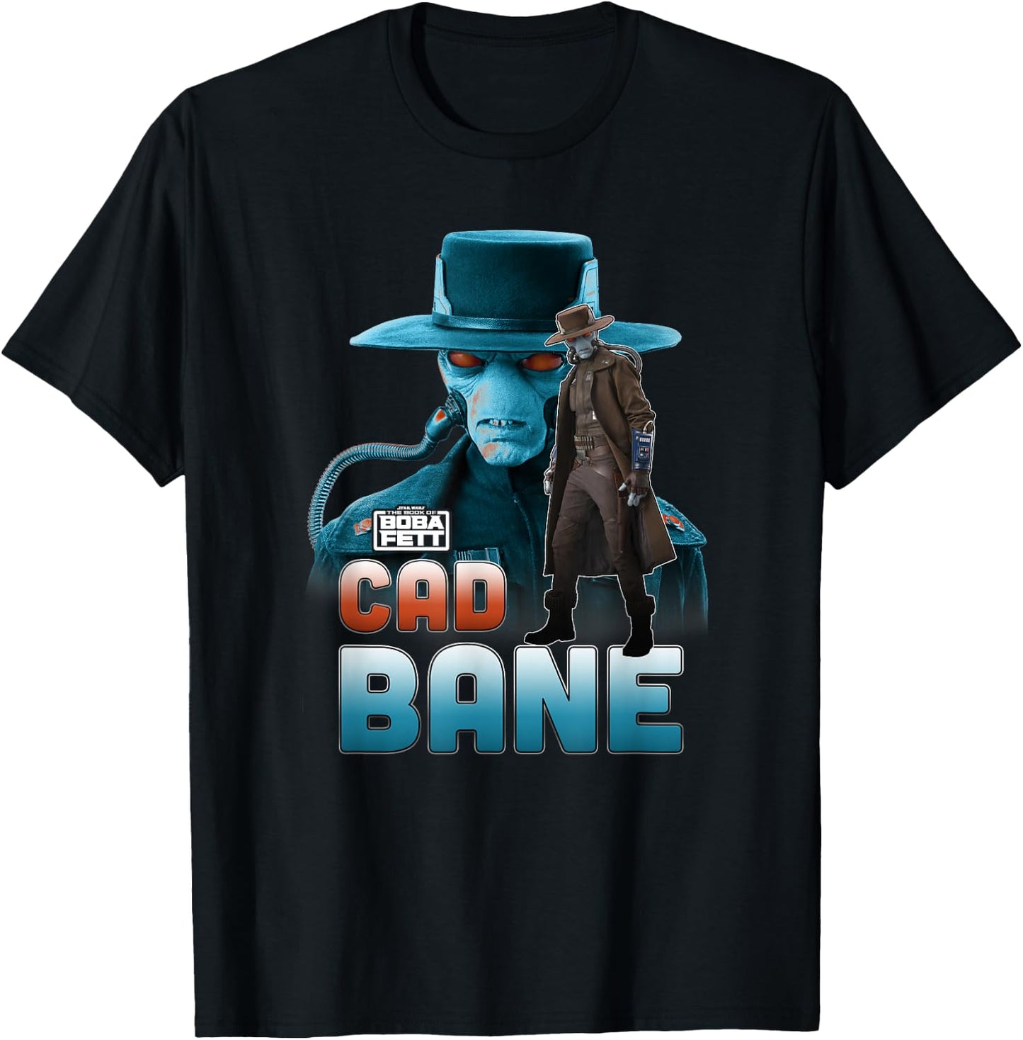 Star Wars The Book Of Boba Fett Cad Bane Character poster T-Shirt - T-Shirt | Black