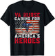 VA Nurse Caring For America's Heroes Patriot Veterans Day T-Shirt - T-Shirt | Black