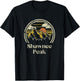 Shawnee Peak Mountains Maine Hiking Outdoors Retro T-Shirt - T-Shirt | Black