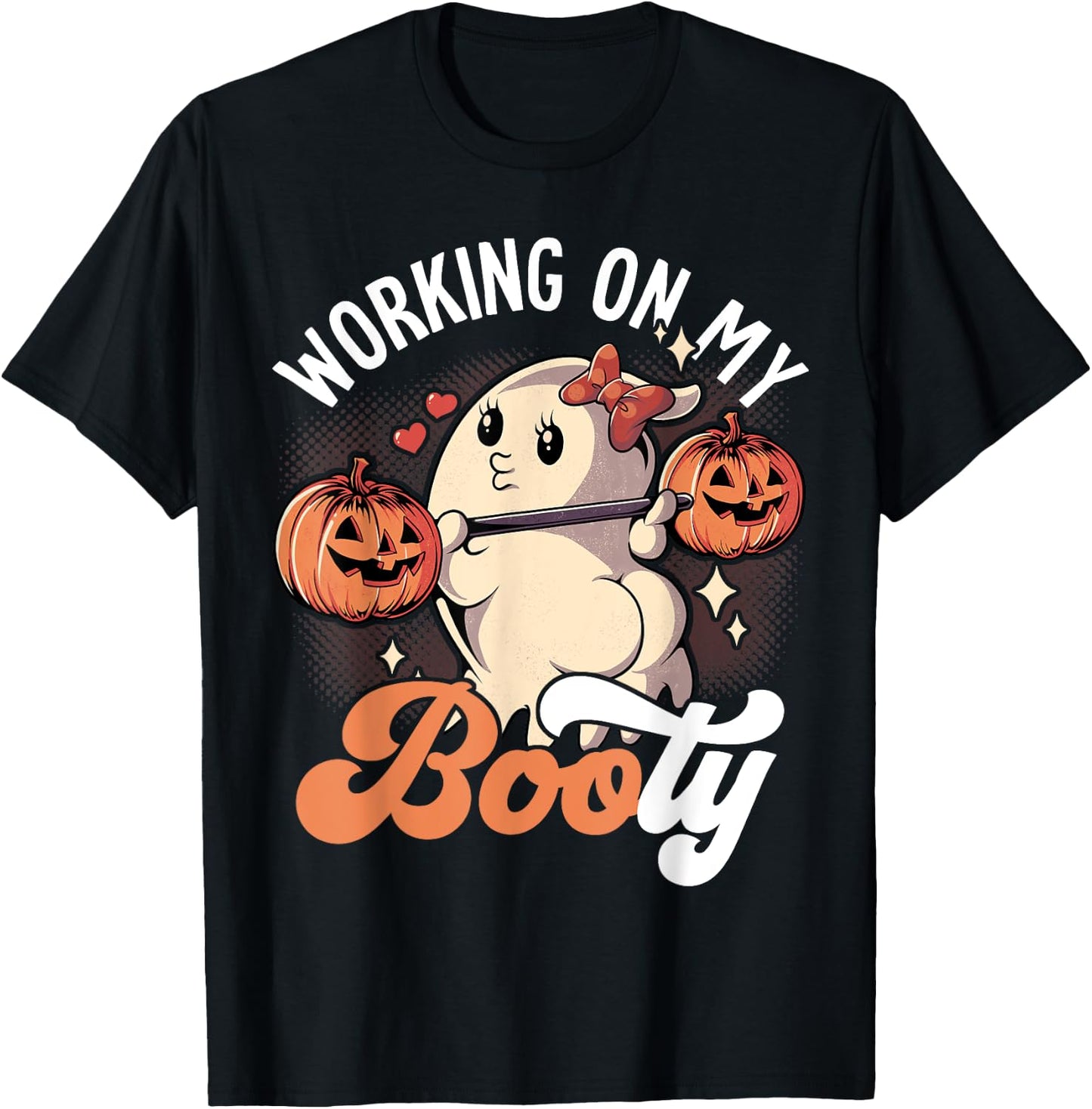 Working On My Booty T-Shirt - T-Shirt | Black