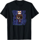 Marvel The Marvels Nick Fury Flerken Chibi Space Portrait T-Shirt - T-Shirt | Black