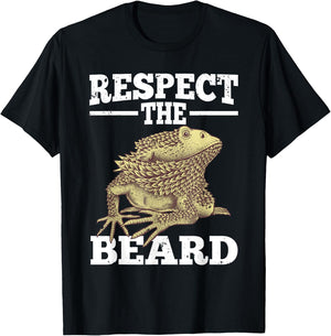 Cool Bearded Dragon Women Reptile Lizard Herpetology T-Shirt - T-Shirt | Black